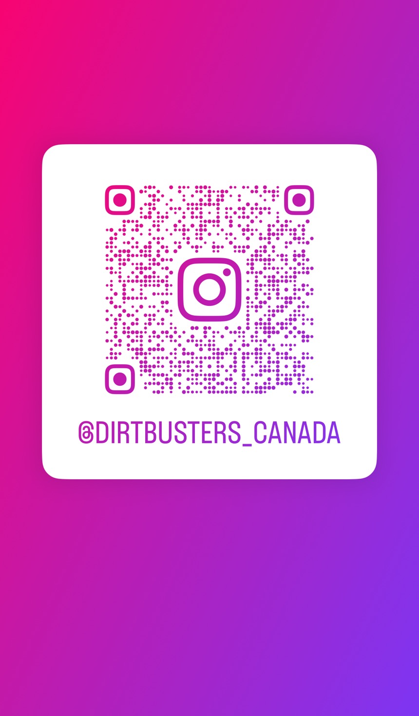 Instagram QR for @Dirtbusters_canada